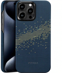 Husa Pitaka MagEZ 4 StarPeak Milky Way 1500D Aramida MagSafe compatibila cu iPhone 15 Pro Max 