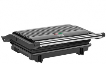 Grill electric Teesa 1000 W suprafata striata 230 x 145 mm 
