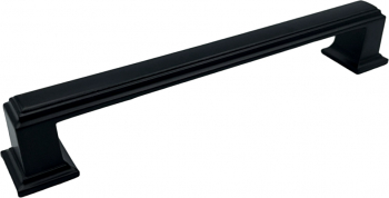 Maner pentru mobila Palace finisaj negru mat L 146 mm 