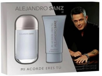 Set Apa de Toaleta cu vaporizator 100 ml + Lotiune after-shave 100 ml Alejandro Sanz Mi Acorde Eres Tu