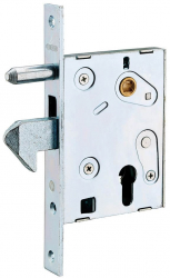 Broasca poarta exterior 64 x 72 mm cu carlig si bolt ghidaj zincat THIRARD 