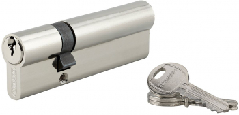 Cilindru 30 x 70 mm standard nichelat HG5 3 chei 