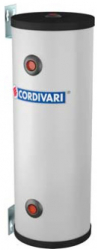 Puffer PDC 100L suspendat Cordivari acumulator pentru agent termic sau apa racita fara serpentina izolat pentru pompe de caldura 
