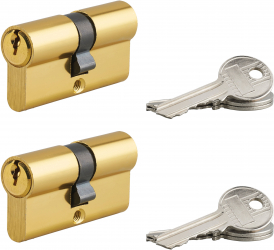 Set 2 Cilindri usa profil european 30 x 30 mm 6 chei Serruprix 