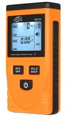 Detector de radiatii electromagnetice cu display LCD cu alarma sonora si buton blocare date Portabil - Phuture 