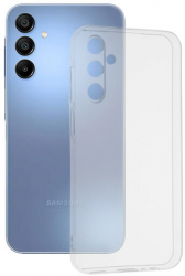 Husa Compatibil cu Samsung Galaxy A15 Techsuit Clear Silicone Transparent 