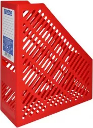 Suport Vertical din Plastic NEBO Rosu Dimensiuni 288x84x247 mm Suport Documente Suport Documente Rosu