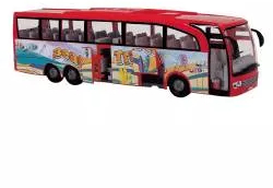 Autocar de jucarie Travel City Dickie Toys +3 ani Rosu 
