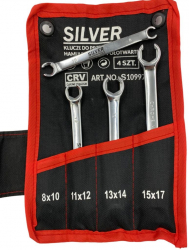 Set 4 chei inelare semideschise conducte frana 8-17mm Cr-V S10997 