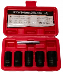 Set extractor lung 17-27mm suruburi piulite rotunjite deteriorate  rupte  KD11791 