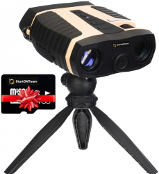Binoclu Digital Profesional StartONTeam cu Night Vision de Vanatoare Zoom 8X Ecran TFT 3& Camera Video si Foto Infrarosu pentru p 