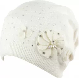 Caciula Dama din Lana PAMI C-D621-285-alb 