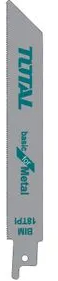 Set lame fierastrau sabie Total - metal - 150mm - TOTAL - SET LAME FIERASTRAU SABIE - METAL - 150MM 