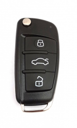 Carcasa cheie pentru Audi 3 but complecta cu electronica si cip 433 mhz kd600 