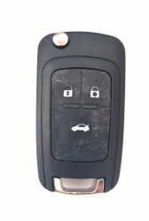 Carcasa cheie pentru Chevrolet 3 butoane complecta cu electronica si cip HU 100 433mhz 