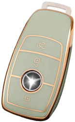 Husa cheie tpu verde Mercedes Benz A B C E S Class W204 W205 W212 W213 W176 GLC CLA AMG W177 