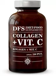 Colagen +Vit.C - 200 capsule x 300mg - 60g 