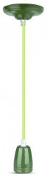 Pendul tavan Portelan fara bec E27 47 x 64 x 680 mm Verde 
