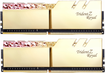 Memorie G.Skill Trident Z Royal RGB Gold 16GB DDR4 3600MHz CL17 1.35v Dual Channel Kit 