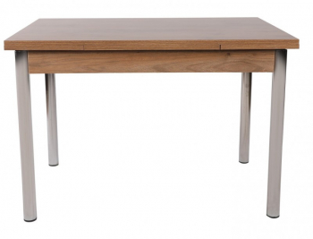 Masa extensibila bucatarie Polo Wood Studio Casa din Pal 170 x 110 x 70 cm Maro / Argintiu 
