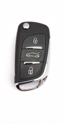 Carcasa cheie complecta pentru Citroen C2 3 but cu electronica si cip ID 46 