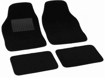Covorase mocheta auto universale cu dunga diverse culori Cod 8008 - Negru dunga Neagra 