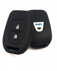 Husa silicon cheie pentru Solenza 2 butoane negru 
