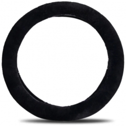Husa volan pufoasa marime M culoare Neagra Cod XSH5114 