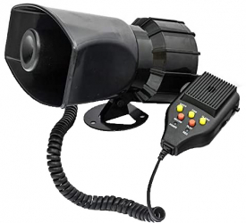 Claxon auto cu 5 sunete si microfon 100W ES-500 