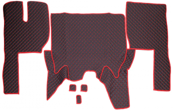 Set Covorase Piele Ecologica Truck Umbrella Pentru Volvo Fh Euro 6 Negru 