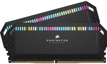 Kit Memorie Corsair Dominator Platinum RGB Black 64GB 2x32GB DDR5 6000MHz CL30 Dual Channel Kit CMT64GX5M2B6000C30 