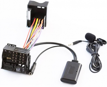 Adaptor Bluetooth AUX cu microfon mufa cu 12 pini compatibil cu radio Opel CDC40 CD70 DVD90 NAVI 