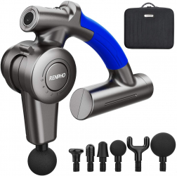 Aparat de masaj Profesional RENPHO gun Pistol de masaj muscular Multifunctional Portabil Reglabil