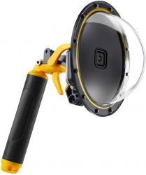 Carcasa tip dome compatibil cu GoPro Hero 9 Black impermeabila pentru sport acvatic scufundari snorkeling cu unghi larg de actiune 