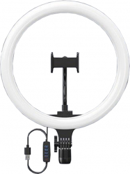 Lampa circulara cu trepied 3 faze lumina 18 inch 