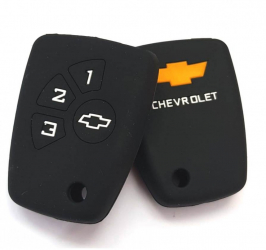 Husa silicon carcasa cheie compatibil Chevrolet 3 butoane 