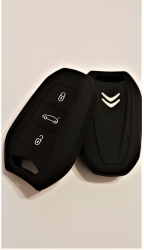 Husa silicon carcasa cheie compatibil Citroen 3 butoane 