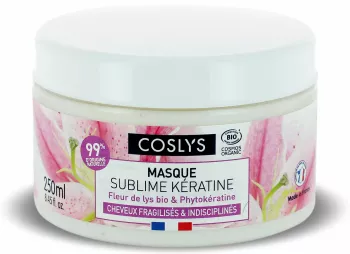 Masca BIO reparare intarire si netezire par slab si despicat cu crin si fitocheratina Coslys 