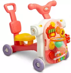 Antepremergator multifunctional 5 in 1 pentru copii 12 luni+ Toyz 393841 Roz 