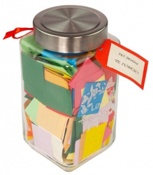 Borcanul cu 365 de motive Te Iubesc mesaje-cupoane diverse modele personalizat cadou iubit a multicolor - YODB1916 - 23h Events 