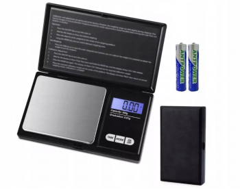 Cantar electronic pentru bijuterii afisaj LCD 0 01 - 200 g functia TARA negru 