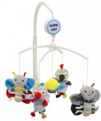Carusel muzical pentru copii BabyMix 917514 Multicolor 