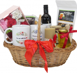 Cos cadou traditional Cei mai iubiti fini produse naturale 10 piese - ILIF202006 - 23h Events 
