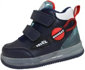 Ghete ortopedice imblanite pentru baieti Tom Miki C-T9730-B-25 Bleumarin 