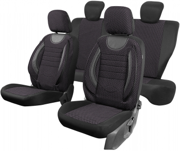 Huse scaune auto cu insertii de piele ecologica SEAT IBIZA 2003-2008 Bancheta fractionata 