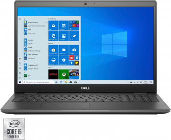 Laptop DELL LATITUDE 3510 Intel Core i5-10310 2.40 GHz HDD 256 GB RAM 8 GB webcam 