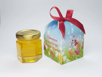 Martisor cu miere set 4 buc. handmade Energie Entuziasm si Bucurii 50 gr/buc - DSBC202010 - 23h Events 