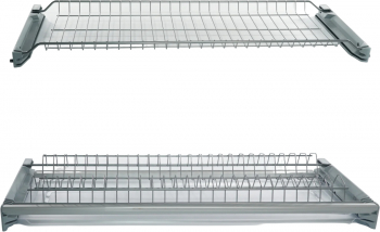 Scurgator picurator vase model 701 din otel pentru latime exterioara corp 600 mm finisaj gri aluminiu 