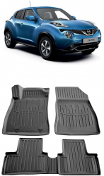 Set Covorase Auto Cauciuc dedicate Nissan Juke 2010-2019 