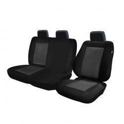 Set huse Umbrella Renault Trafic 1+2 2001 - 2014 culoare Negru Gri 7 piese 